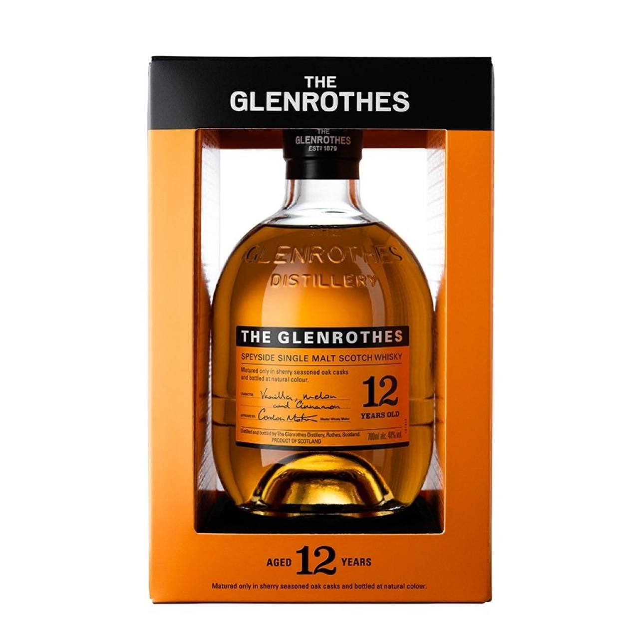 GLENROTHES SM WHISKY 12A 40% 70CL